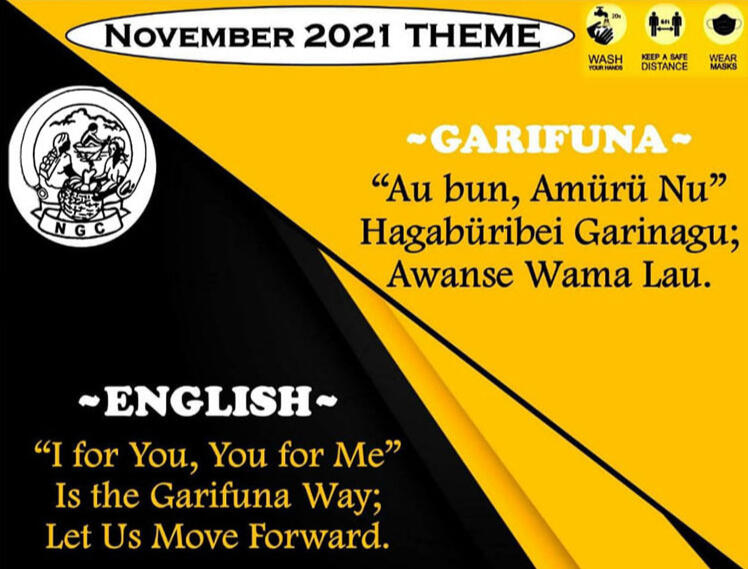 National Garifuna Council Dangriga 2020 Calendar